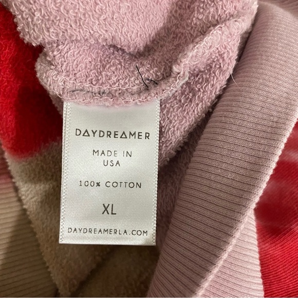 Daydreamer Flying Varsity Crewneck Sweatshirt Black Combo Soft French Terry XL - Picture 11 of 12